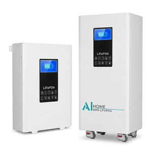 Vertical Wall Mounted 51.2V Lithium Iron Phosphate <b>Battery</b> 100-300Ah Energy Storage For Off Grid Home Power <b>Backup</b> - Product Image 1