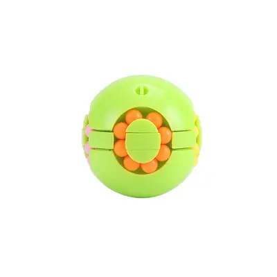 Creativo magic cube reliever stress magic bean toy,IQ sfera rotante punta delle dita top toy balls.