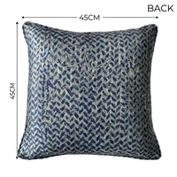 Housse de coussin multicolore de luxe en jacquard métallique artistique, taie d'oreiller tendance pour détaillants et grossistes