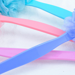 Thời Trang Dài Xử Lý Treo Tắm Làm Sạch Bàn Chải Mềm Lưới Trở Lại Cơ Thể Tắm Scrubber Miếng Bọt Biển 0.08Kg Phòng Tắm - Product Image 3