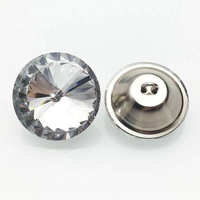 18/20/25/30MM Kancing Kaca Kristal untuk Jahit Sofa DIY Berlian Pelapis Kepala Tempat Tidur Kancing Sofa Aksesoris Dekorasi Rumah