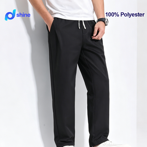 Pantalon décontracté sport pour homme, nouvelle collection été, respirant, léger, taille mi-haute, infroissable, coupe droite - Product Image 1