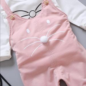 Conjunto de Ropa de 2 Piezas para Bebés Recién Nacidas con Diseño de Ratón de Dibujos Animados, Conjunto de Ropa de Manga Larga de Algodón para Bebés de 0 a 4 Años - Product Image 5