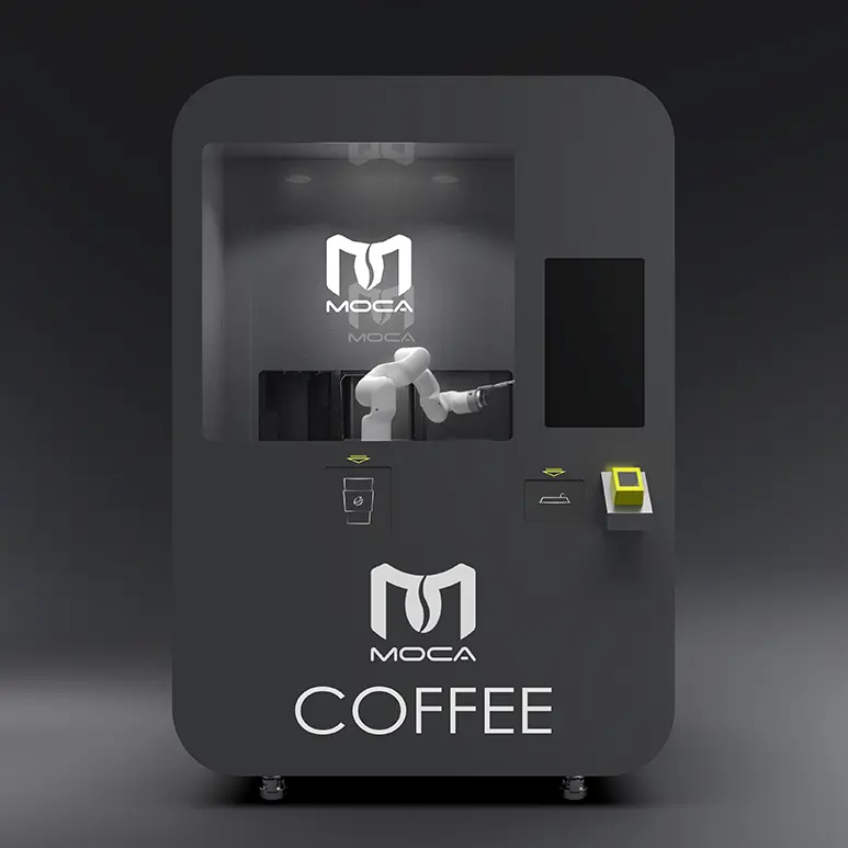 Hot Selling New Design 6-Achsen-Roboterarm Verkaufs automat Roboter Kaffee Kiosk