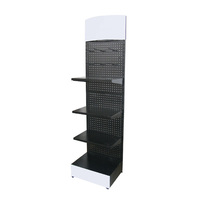 Stand d'affichage de vente au détail, accessoire pour téléphone portable, en métal, noir, Unique, pour téléphone portable