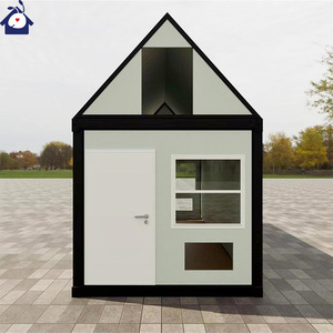 การออกแบบเตาย่างหน้าต่างบ้านโมดูลาร์แบบพับได้บ้านขนาดเล็กบ้านไม้บ้าน prefab บ้านพับได้ติดตั้งได้รวดเร็วสร้างโรงงาน