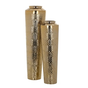 Vase de décoration pour la maison Vase à fleurs en métal le plus vendu pour la décoration Vase Vase décoratif à fleurs en aluminium - Product Image 2