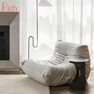 Vendita all'ingrosso divano 2 1-Minimalista Nordic di cotone di tela divano pavimento con sgabello piano posti a sedere ragazzo pigro divano divano 1 2 3 posti imbottito pavimenti in divano