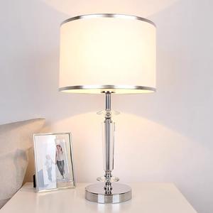 Luxury American Style Crystal Table Lamp for Bedroom Living Room Simple Modern Design Warm Romantic <b>Lighting</b> for Home Use B&B - Product Image 5