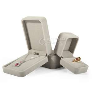 Caja de Terciopelo para Joyería Personalizada de Fábrica China, Elegante Caja de Terciopelo para Collares, Pulseras y Pendientes - Product Image 3