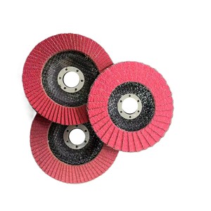 Personalizzabile 4 pollici in ceramica Flap disco in acciaio inox mola in fibra di vetro supporto OEM disco abrasivo per la lucidatura dei metalli - Product Image 4