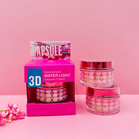 Krim pelembab wajah Korea kustom krim merah muda Niacinamid Retinol krim kapsul Jelly kolagen perbaikan anti-penuaan