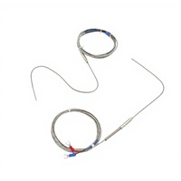 sensor suhu tinggi tahan panas baja tahan karat resistor tipe-k wrnk-191 termokopel berlapis baja