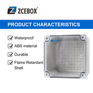ZCEBOX Outdoor IP65 Caja eléctrica impermeable ABS PC Caja de conexiones de plástico - Product Image 2
