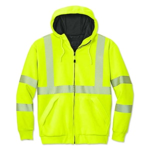Sweat-shirts à capuche surdimensionnés personnalisés de haute qualité pour l'automne, avec impression réfléchissante de sécurité, tissu respirant - Product Image 2