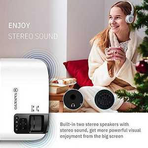 <span class=keywords><strong>VANKYO</strong></span> US Stock Leisure 510 Full HD Support 1080P Movie Video Projector avec 200 "Projection Taille Câble HDMI gratuit Sac de transport - Product Image 2