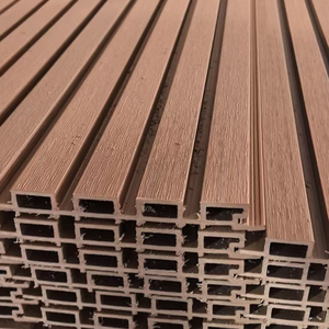 Panel de pared Wpc con luz Led a prueba de agua nuevo Panel de pared <span class=keywords><strong>Techwood</strong></span> Wpc para paneles de coextrusión Led 3D para exteriores - Product Image 1