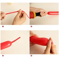 Ballons longs 260 en latex de couleur unie, pastel, macaron, chromé, métallisé, mat, pour décoration de fête d'anniversaire, vente en gros