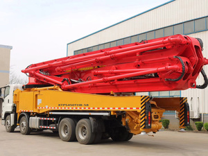 <span class=keywords><strong>Pompe</strong></span> concrète montée par camion hydraulique mobile de mélangeur pour la construction 50M - Product Image 2