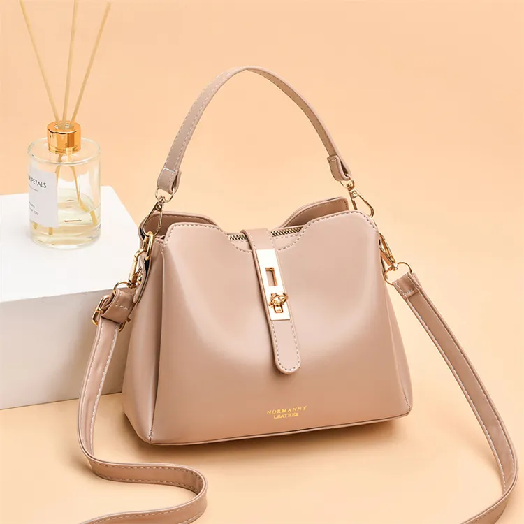 new style trending light pink high fashion round crossbody mini leather female women hand bags from china