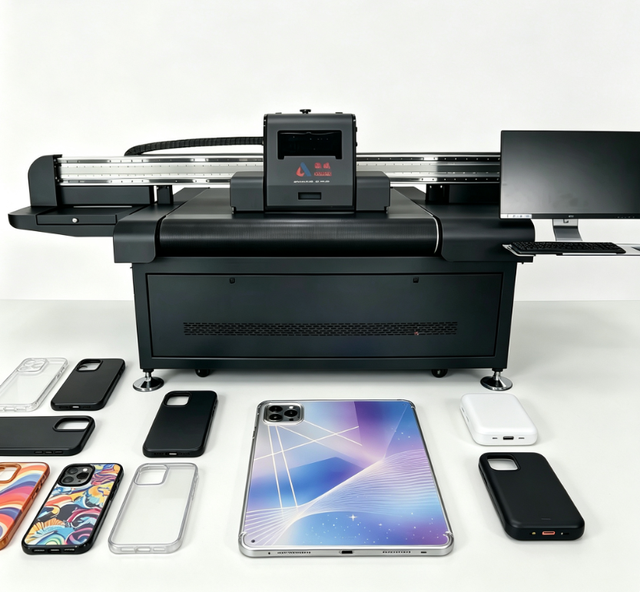 High Resolution Pattern Printing UV Flatbed Printer for Phone Case & Power Bank Shell