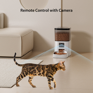 Üretim satmak görsel pencere akıllı köpek ses kaydı ile kedi maması dağıtıcı besleme kasesi 4L otomatik evcil hayvan besleyici - Product Image 5