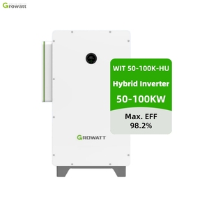 Sistema Solar Híbrido Growatt WIT 50-100K-HU Trifásico de 50/63/75/100Kw para el Hogar, 98.2% de Eficiencia, IP66 - Product Image 1