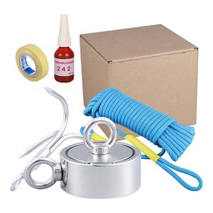 पुनःप्राप्त कर रहा है मछली पकड़ने चुंबक 1000LBS मजबूत मैग्नेट डबल पक्षीय Neodymium चुंबकीय मछली किट के साथ टिकाऊ रस्सी - Product Image 1