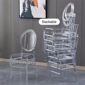 CY210701-1 Offre Spéciale clair résine transparente Chiavari plastique cristal mariage événement chaises en gros Phoenix <span class=keywords><strong>Napoléon</strong></span> chaise - Product Image 5
