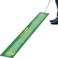 Tapis de putting de golf multi-étages imprimé en nylon anti-plis pour un entraînement efficace