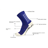 Chaussettes de sport personnalisées d'usine - Chaussettes de football athlétiques respirantes antidérapantes