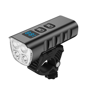 Gran oferta, luz de bicicleta recargable por USB de 1600 lúmenes, haz de enfoque de inundación frontal impermeable, Faro de bicicleta, batería de energía, luz LED <span class=keywords><strong>para</strong></span> ciclismo - Product Image 1