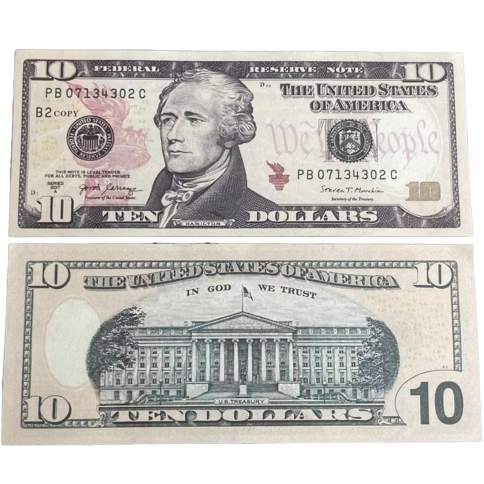 50 Dollar Bill Gold Plated USA Banknote for Collection