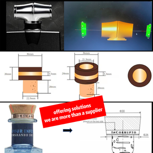 Stopper cho một ly tái sử dụng rượu vang nút chai Tops chai vít mũ với Glass Stopper vui pha lê Glass rượu Stopper - Product Image 5