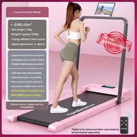 Nouveau modèle de tapis roulant électrique pliable pour usage domestique, ultra-silencieux avec moteur de 2,0 CV, réglage de la vitesse, design compact, moniteur de fréquence cardiaque