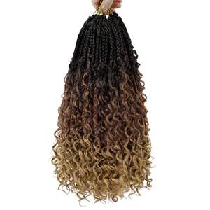 Extension Singola Sintetica Naturale Resistente al Calore per Trecce Crochet, Twist Singolo, River Goddess Locs Faux - Product Image 5