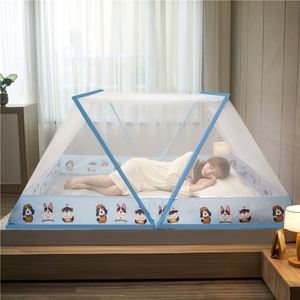 Moustiquaire et baldaquin pliables autoportants 100 % polyester pour adultes, installation gratuite, usage domestique, été - Product Image 1