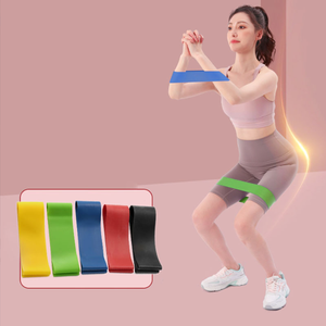 2025 Venta caliente alta elasticidad Fitness banda de Fuerza Conjunto banda de resistencia Fitness ejercicio Yoga Pilates <span class=keywords><strong>Loop</strong></span> Band Sets - Product Image 6