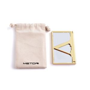 Fashion Girl Shiny Gold Color Hollow Design <b>Compact</b> Cosmetic Pocket <b>Mirror</b> - Product Image 1