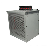 Boîtier de contrôle modulaire en aluminium 4U standard de 19 pouces pour montage en rack, IP54, industriel, argenté, personnalisé OEM