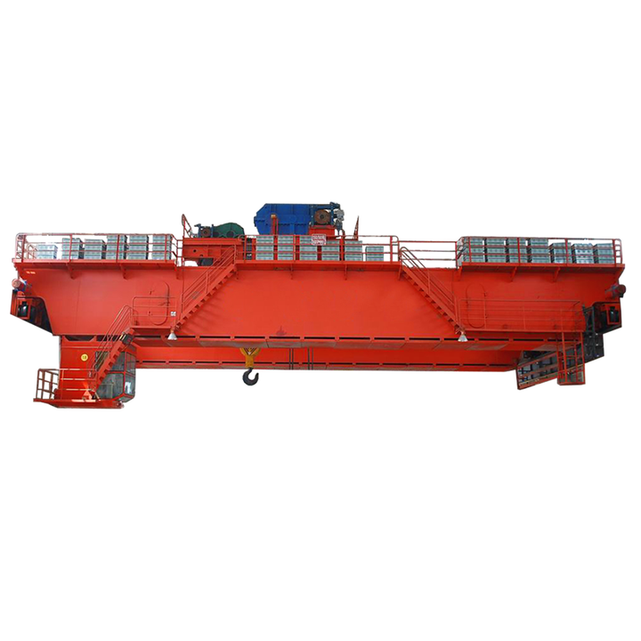 QD Type 50tons Double Girder Overhead EOT Crane with Heavy Hook