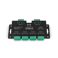 Repetidor de Señal LED Universal Pixel SP901E Compatible con WS2811 WS2812B SK6812 WS2815 IC, Amplificador de Señal TTL para Tiras de Luz