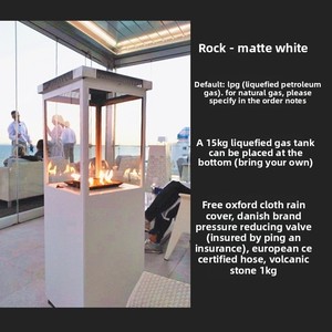 Stufa <span class=keywords><strong>a</strong></span> <span class=keywords><strong>Gas</strong></span> Verticale da Esterno, Riscaldatore LPG, Braciere per Hotel, B&B, Cortile, Caminetto <span class=keywords><strong>a</strong></span> Fiamma Reale - Product Image 6