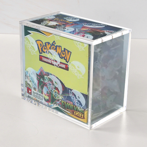 Hộp trưng bày acrylic trong suốt tùy chỉnh cho bộ bài Pokémon, hộp đựng booster pack, chống bụi, tiện dụng - Product Image 1