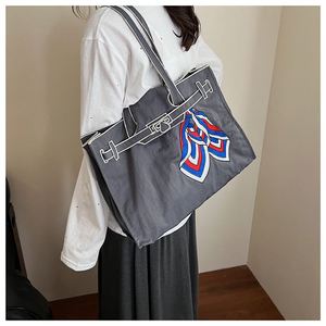 Sacs fourre-tout tendance pour femmes, grande capacité, sacs de shopping en polyester, sac à main pour femmes - Product Image 4
