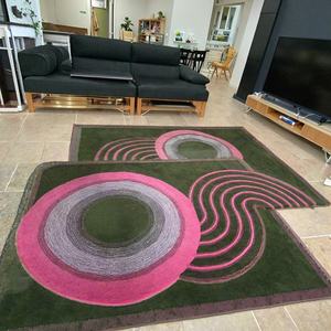 Noir blanc fait à la main doux anti-dérapant haute Pile <span class=keywords><strong>tapis</strong></span> lettres conception exercice personnalisé voyage prière pique-nique voiture Golf-commande minimale - Product Image 3