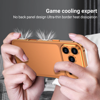 Coque de Téléphone Mobile avec Cadre Pare-chocs en Métal de Haute Qualité pour Objectif d'Appareil Photo, en Aluminium Ultra-mince, pour iPhone 17 Pro Max 16 15 14