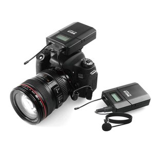 Micrófono Lavalier Omnidireccional UHF MEKE MK-WMP1, 6 Canales, Compatible con Cámaras DSLR y Videocámaras. - Product Image 2