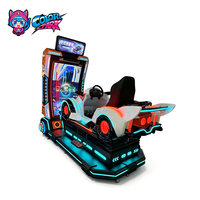 Simulateur de course VR – Machine de jeu d'arcade de course automobile en réalité virtuelle à monnayeur