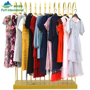 Vente directe en gros – Robe d'été coréenne A02 en coton Puyi, grade <span class=keywords><strong>A</strong></span>, propre, élégante, ajustée et sexy, pour femme - Product Image 4